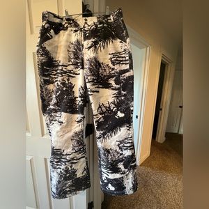 Oakley ski pants with Forest Print